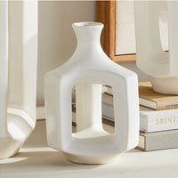 RUMIE A LA CART - Home Decor - WHITE Structural Modern Organic small vase