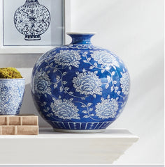 RUMIE A LA CART - Home Decor - Barclay Butera Blue Dynasty Tang Vase