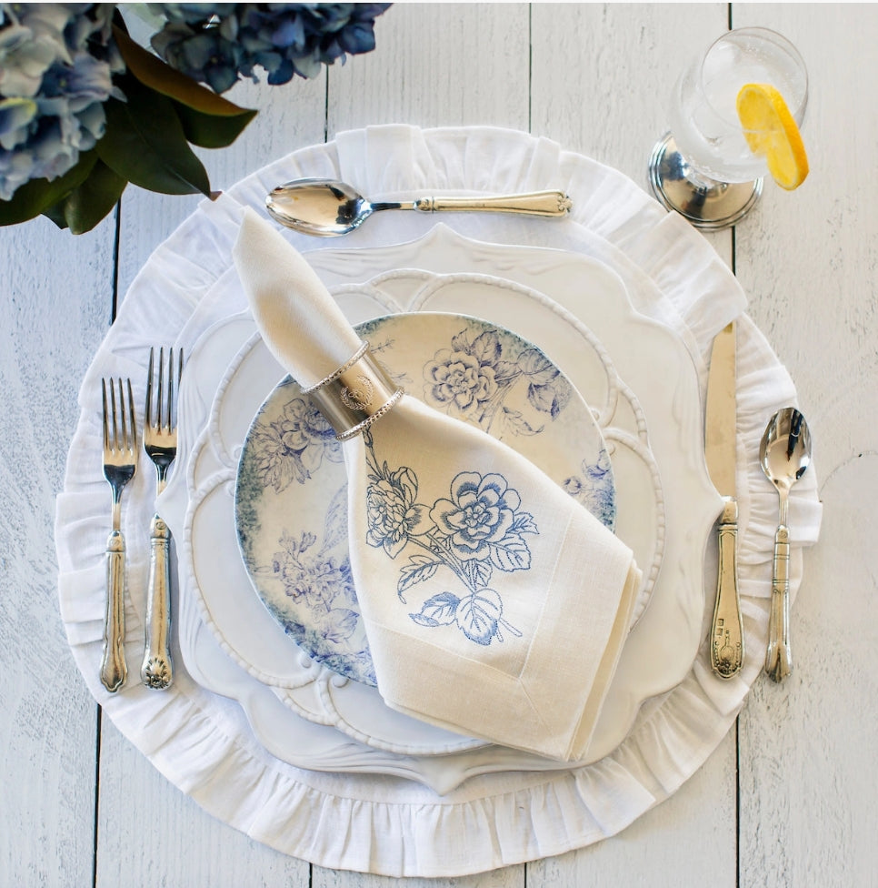 Skin Like Butter & Co ~ Statement Pieces for your TEA ~ by Arte Italica & Crown Linen Designs