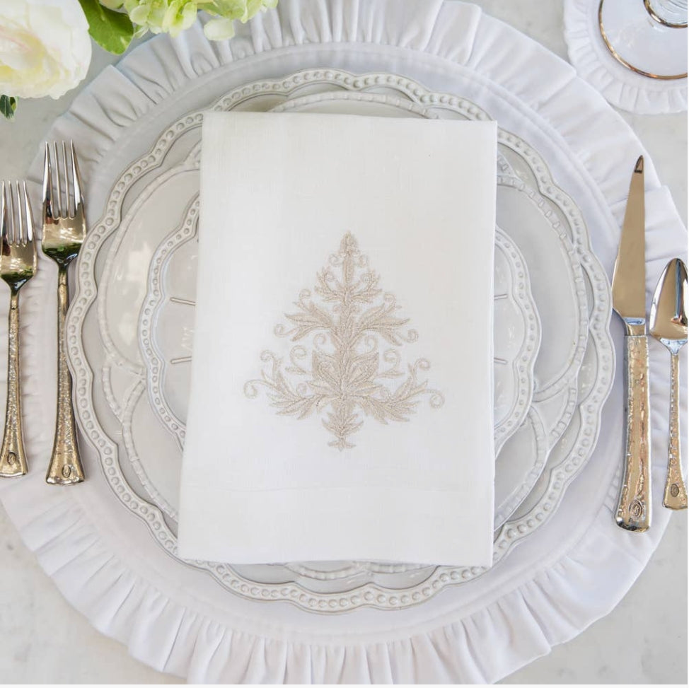 Skin Like Butter & Co ~ Statement Pieces for your TEA ~ by Arte Italica & Crown Linen Designs
