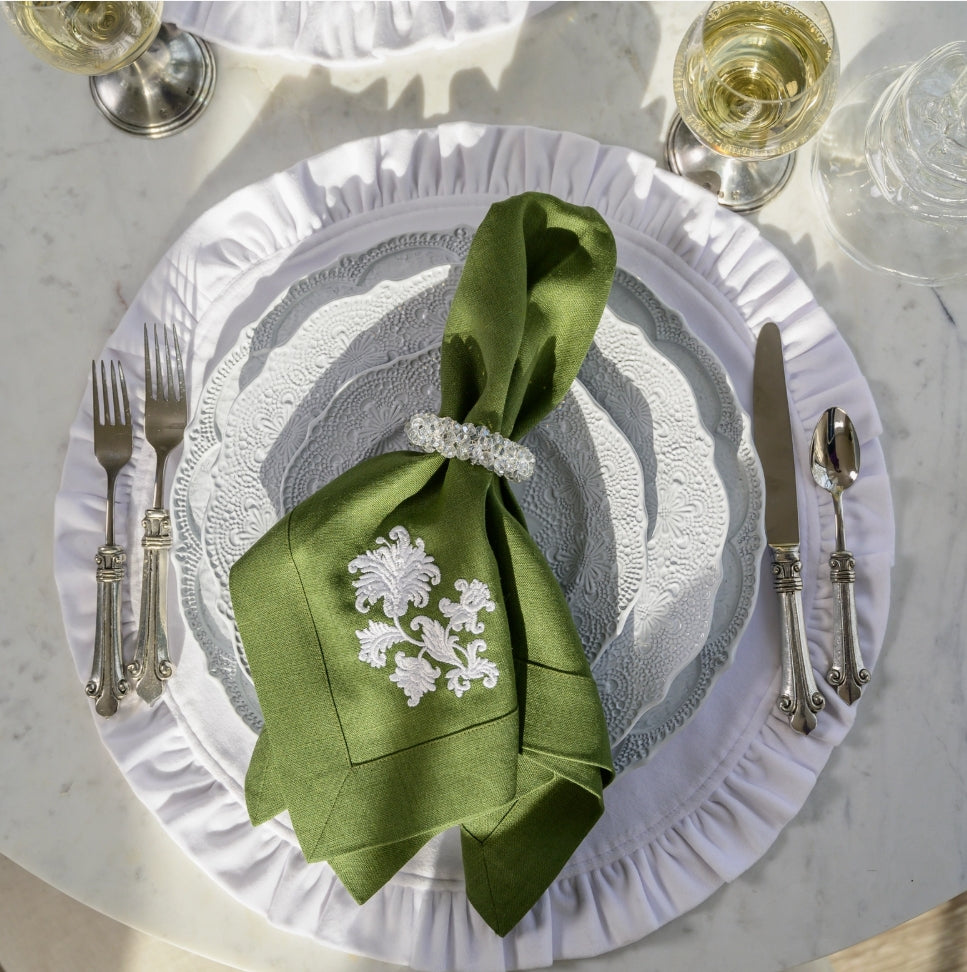 Skin Like Butter & Co ~ Statement Pieces for your TEA ~ by Arte Italica & Crown Linen Designs