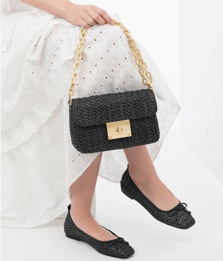 SKIN LIKE BUTTER & CO ~ LIFESTYLE - Eric Javits Raffia Resort Crossbody in Black or Cream