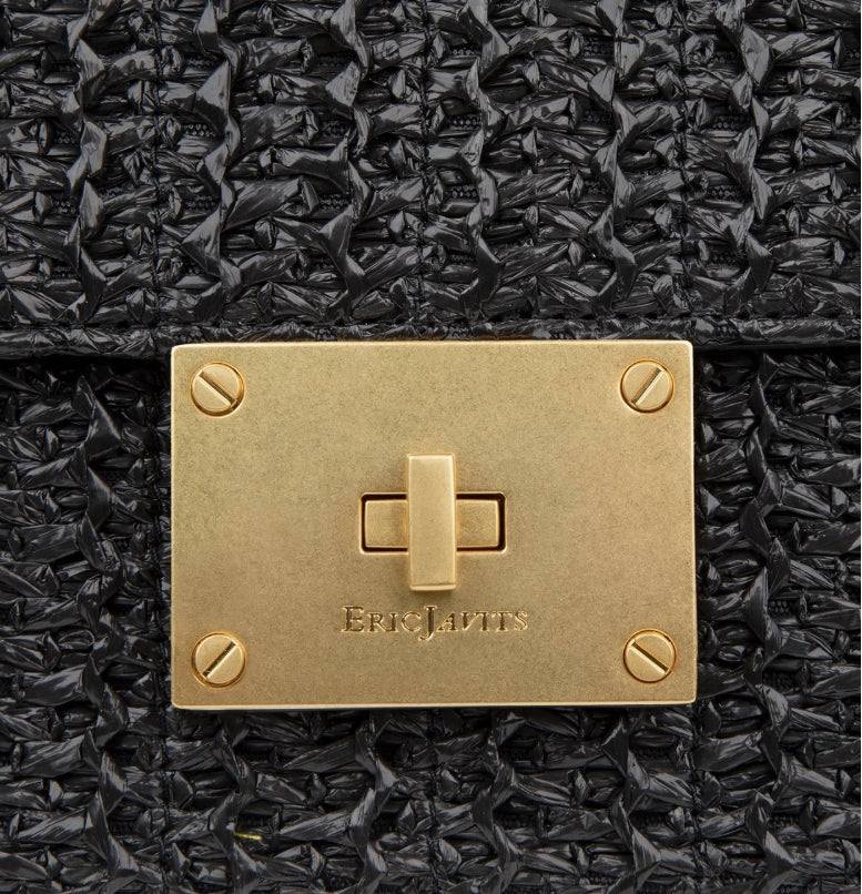 SKIN LIKE BUTTER & CO ~ LIFESTYLE - Eric Javits Raffia Resort Crossbody in Black or Cream