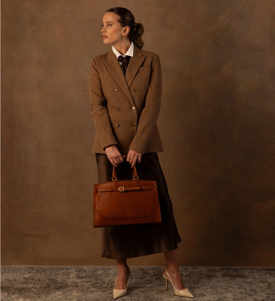 SKIN LIKE BUTTER & CO ~ LIFESTYLE - Timeless Elegance from Time Resistance hand dyed leather totes