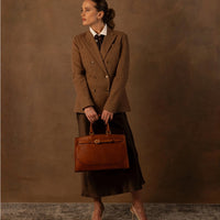 SKIN LIKE BUTTER & CO ~ LIFESTYLE - Timeless Elegance from Time Resistance hand dyed leather totes