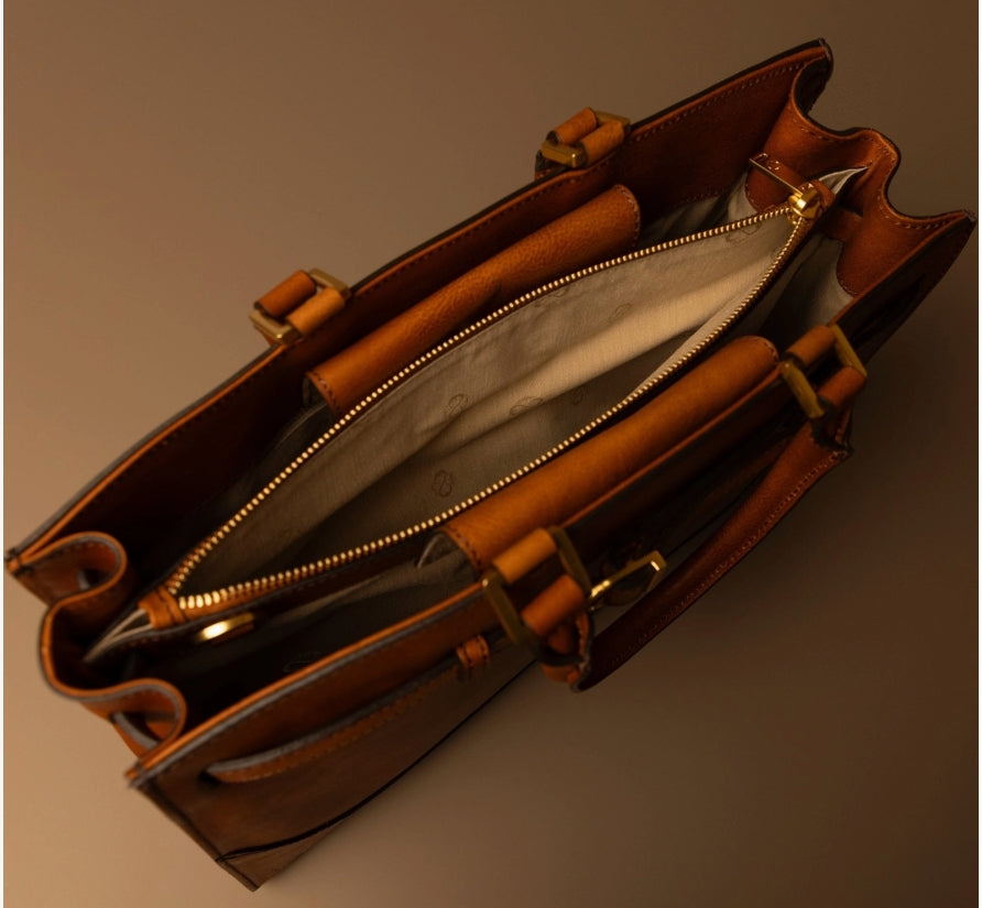 SKIN LIKE BUTTER & CO ~ LIFESTYLE - Timeless Elegance from Time Resistance hand dyed leather totes
