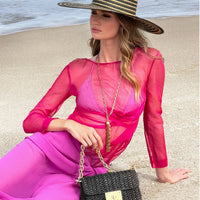 SKIN LIKE BUTTER & CO ~ LIFESTYLE - Eric Javits Raffia Resort Crossbody in Black or Cream