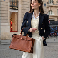 SKIN LIKE BUTTER & CO ~ LIFESTYLE - Timeless Elegance from Time Resistance hand dyed leather totes