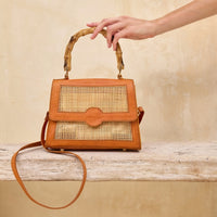SKIN LIKE BUTTER & CO ~ LIFESTYLE - Rattan and Leather Resort Crossbody