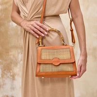 SKIN LIKE BUTTER & CO ~ LIFESTYLE - Rattan and Leather Resort Crossbody