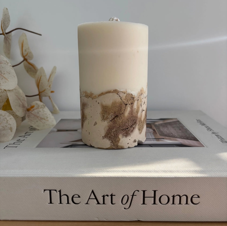 Skin Like Butter & Co LUX CANDLES - FANCY CONCRETE SOY CANDLES