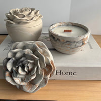 Skin Like Butter & Co LUX CANDLES - FANCY CONCRETE SOY CANDLES