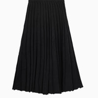 SKIN LIKE BUTTER & CO ~ LIFESTYLE - EASY ELEGANCE Essential Black Pleated Cashmere Skirt
