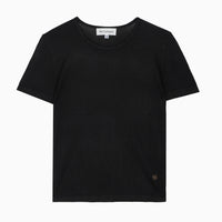 SKIN LIKE BUTTER & CO ~ LIFESTYLE - EASY ELEGANCE Essential Black Silk Cashmere T-Shirt