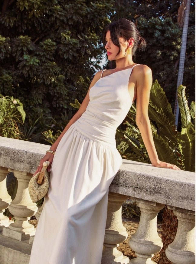 SKIN LIKE BUTTER & CO ~ LIFESTYLE - EASY ELEGANCE Essential Cream Linen Sundress