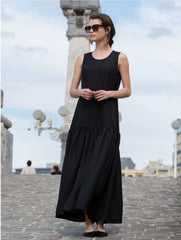 SKIN LIKE BUTTER & CO ~ LIFESTYLE - EASY ELEGANCE Essential Black and Taupe Sundress
