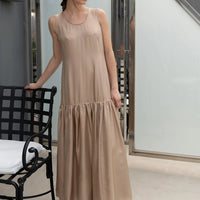 SKIN LIKE BUTTER & CO ~ LIFESTYLE - EASY ELEGANCE Essential Black and Taupe Sundress