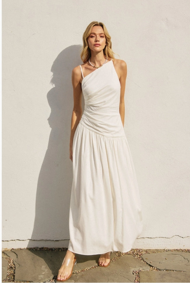 SKIN LIKE BUTTER & CO ~ LIFESTYLE - EASY ELEGANCE Essential Cream Linen Sundress