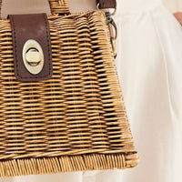 SKIN LIKE BUTTER & CO ~ LIFESTYLE - Rattan and Leather Resort Crossbody by the Winding Road