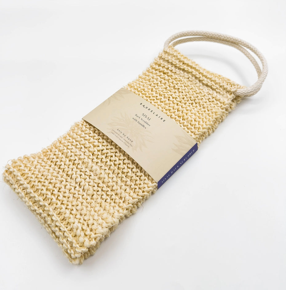 Skin Like Butter & Co boutique - Sisal back scrubber by Baudelaire