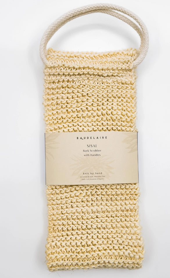 Skin Like Butter & Co boutique - Sisal back scrubber by Baudelaire