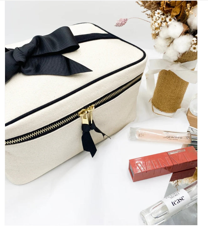 Skin Like Butter & Co boutique - Canvas Train Case by Bag - All