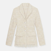 SKIN LIKE BUTTER & CO ~ LIFESTYLE - EASY ELEGANCE - Cream tweed jacket