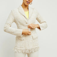 SKIN LIKE BUTTER & CO ~ LIFESTYLE - EASY ELEGANCE - Cream tweed jacket