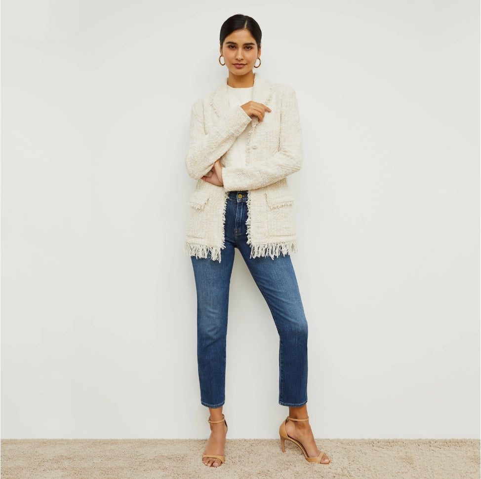 SKIN LIKE BUTTER & CO ~ LIFESTYLE - EASY ELEGANCE - Cream tweed jacket