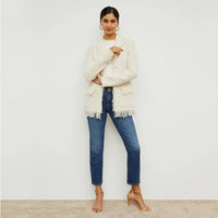 SKIN LIKE BUTTER & CO ~ LIFESTYLE - EASY ELEGANCE - Cream tweed jacket