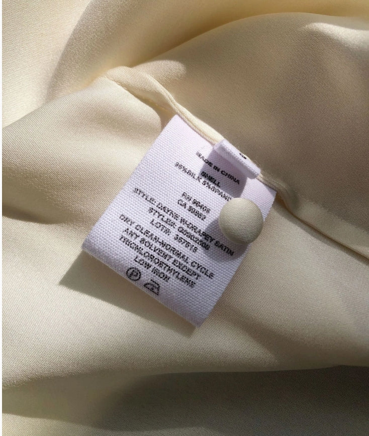 SKIN LIKE BUTTER & CO ~ LIFESTYLE - EASY ELEGANCE Essential Cream Silk Collared Shirt