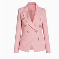 SKIN LIKE BUTTER & CO ~ LIFESTYLE -  Soft Pink double breasted blazer