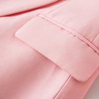 SKIN LIKE BUTTER & CO ~ LIFESTYLE -  Soft Pink double breasted blazer