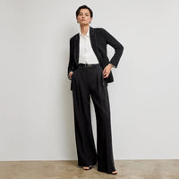 SKIN LIKE BUTTER & CO ~ LIFESTYLE - EASY ELEGANCE - Black Professional Boyfriend Blazer