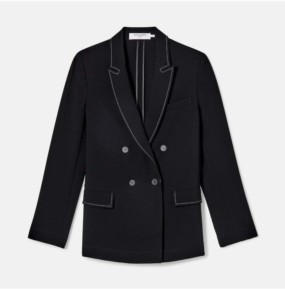SKIN LIKE BUTTER & CO ~ LIFESTYLE - EASY ELEGANCE - Black Professional Boyfriend Blazer