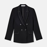 SKIN LIKE BUTTER & CO ~ LIFESTYLE - EASY ELEGANCE - Black Professional Boyfriend Blazer