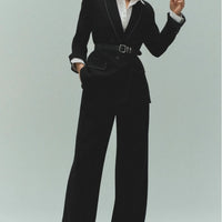 SKIN LIKE BUTTER & CO ~ LIFESTYLE - Black pleated crepe trouser