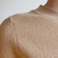 SKIN LIKE BUTTER & CO ~ LIFESTYLE - Camel Essential Basic Cashmere Sweater