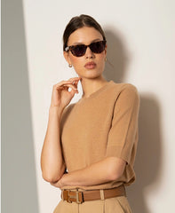 SKIN LIKE BUTTER & CO ~ LIFESTYLE - Camel Essential Basic Cashmere Sweater