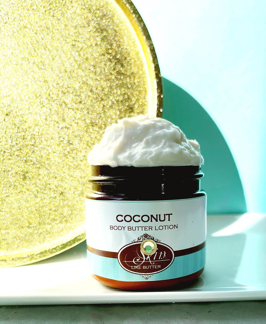 COCONUT scented Body Butter, waterfree and non-greasy, vegan