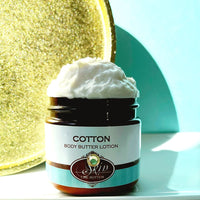 COTTON  scented Body Butter, waterfree and non-greasy, vegan