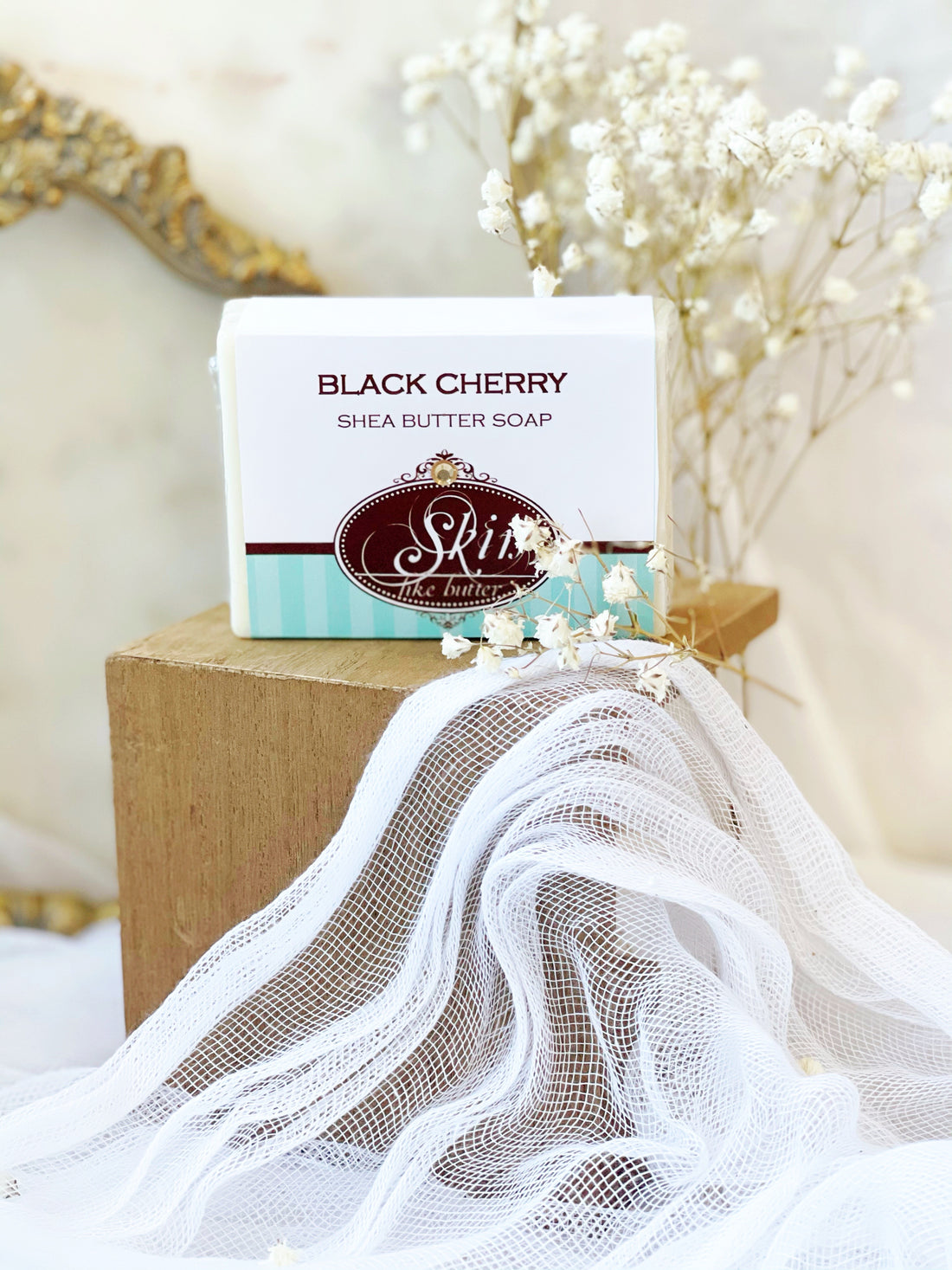 BLACK CHERRY- Skin Like Butter - Shea Butter 4 oz Soap Bar