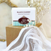 BLACK CHERRY- Skin Like Butter - Shea Butter 4 oz Soap Bar