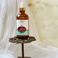 VANILLA- Skin Like Butter Wild Crafted Scented Shea Oil, 4 oz