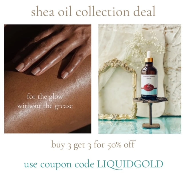 UNSCENTED - Skin Like Butter Wild Crafted Scented Shea Oil,  4 oz