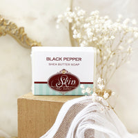 BLACK PEPPER Skin Like Butter - Shea Butter 4 oz Soap Bar