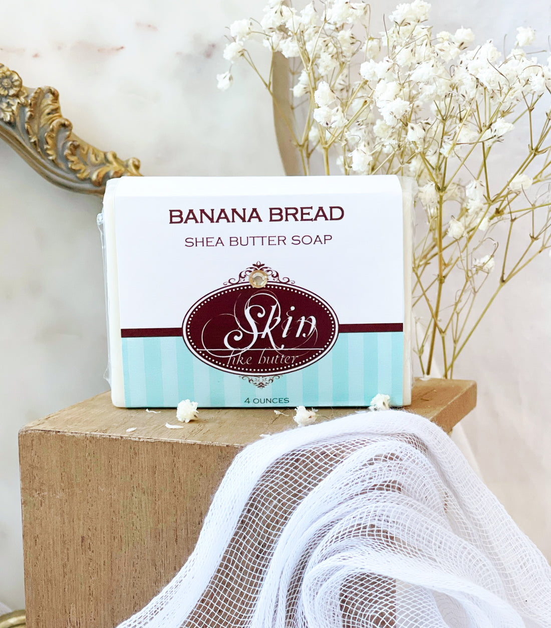 BANANA BREAD - Skin Like Butter - Shea Butter 4 oz Soap Bar