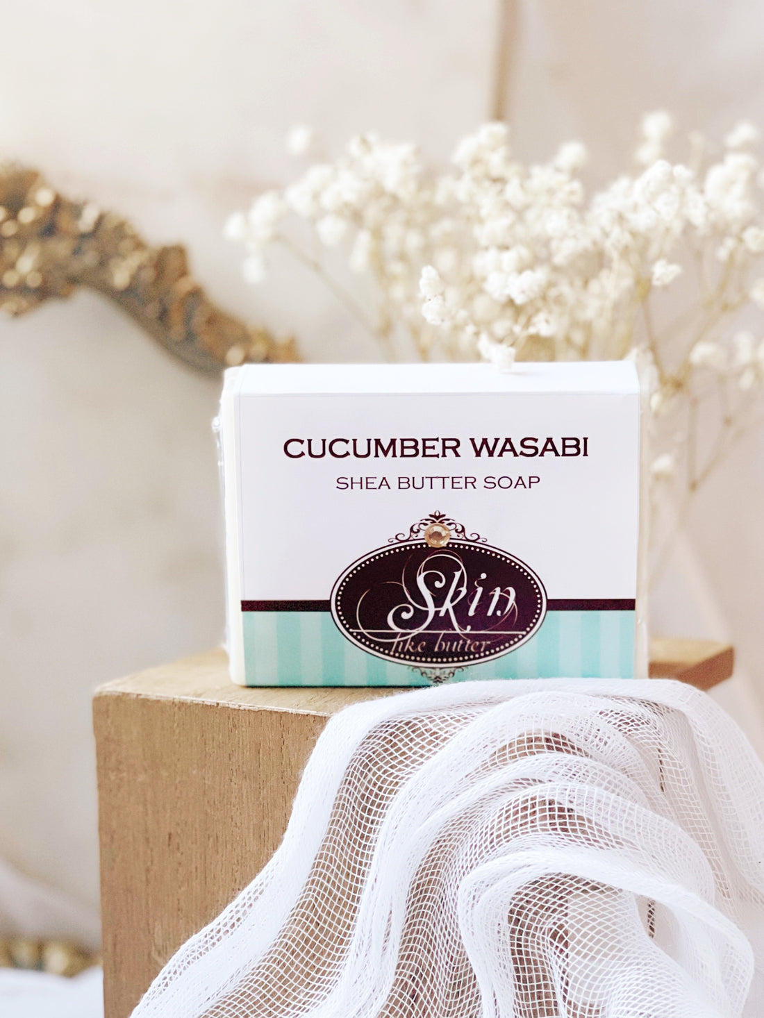 CUCUMBER WASABI - Skin Like Butter - Shea Butter 4 oz Soap Bar