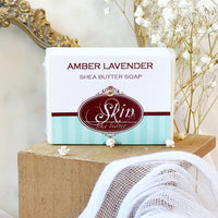 AMBER LAVENDER - Skin Like Butter - Shea Butter 4 oz Soap Bar