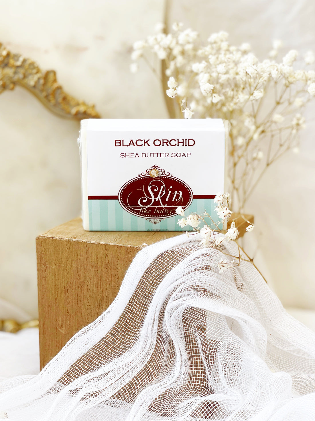 BLACK ORCHID - Skin Like Butter - Shea Butter 4 oz Soap Bar